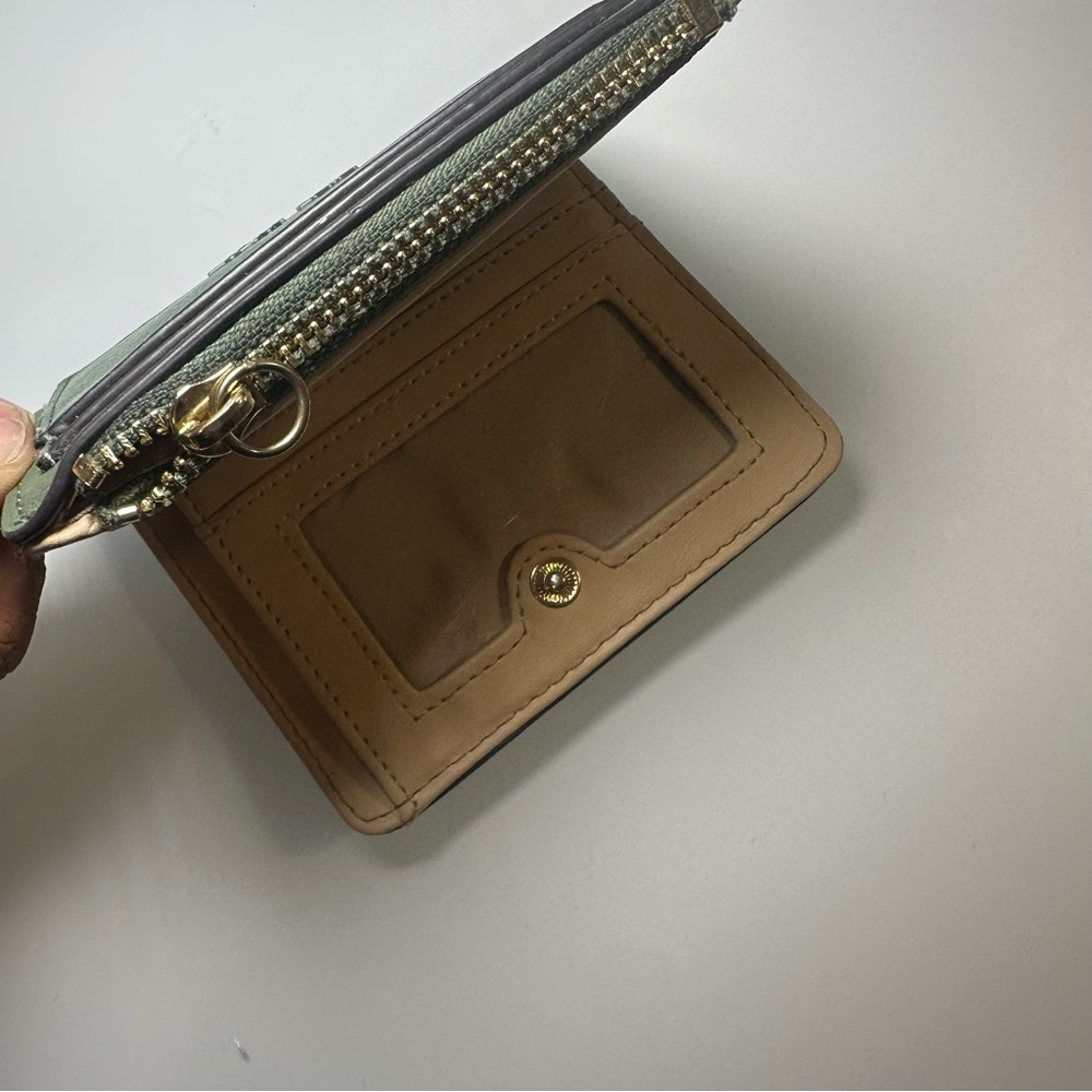 Nine West Forest Green Card Holder View 4